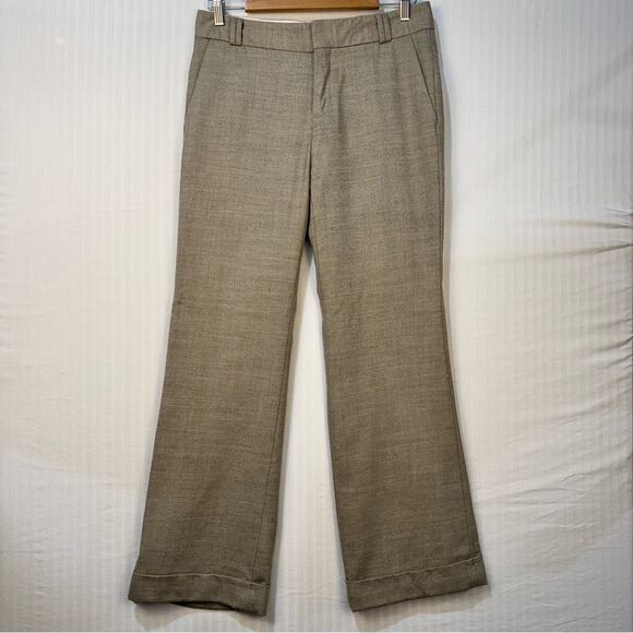 Banana Republic Martini Fit Wool Blend Tan Trouser Dress Pants Women’s Size 8 - Picture 1 of 6